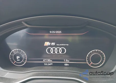 2019 Audi S5 3.0T Premium from USA, damaged, VIN WAUC4CF53KA000834